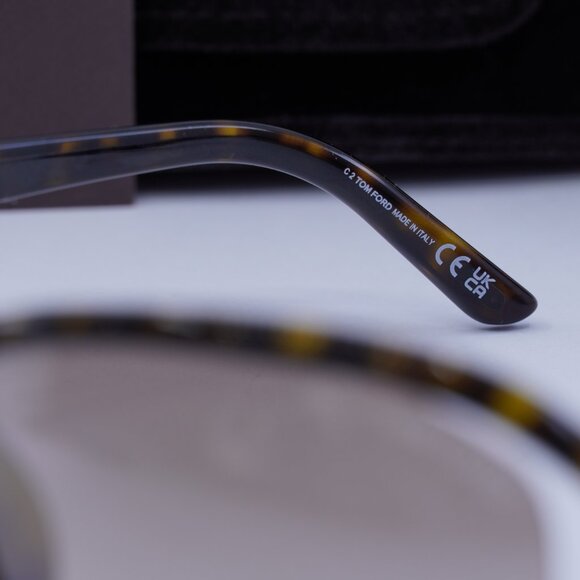 Final Price! Tom Ford Fernanda FT1069 52G Havana/Brown Sunglasses main image 4